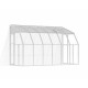 Terraza cubierta en PVC y policarbonato transparente 200x386cm Sun Room - RION