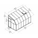Terraza cubierta en PVC y policarbonato transparente 200x386cm Sun Room - RION