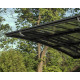 Cochera doble en aluminio gris y policarbonato Arizona Breeze 5000 Palram