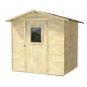 Caseta de jardín Vanilla en madera de abeto 200x207cm - Puerta simple - PEFC - ALCE