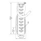 Portabicicletas vertical para casetas Yukon, Skylight y Rubicon – Canopia