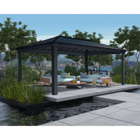 Pérgola de aluminio y policarbonato aislante Dallas 6100 - Palram