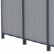 Panel lateral para azotea aluminio y PC 4mm antracita 3m - X-METAL
