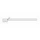 Kit de canaleta antracita - paquete listo para instalar para caseta de doble pendiente PREMIUM Woodlife Garden, longitud 3 m