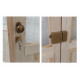 Caseta de jardín Opera en madera de abeto 249x249cm - Puerta doble ventana - PEFC - ALCE