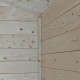 Caseta de jardín Opera en madera de abeto 249x249cm - Puerta doble ventana - PEFC - ALCE