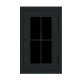 Ventana adicional de tirador recto antracita para caseta de jardín PREMIUM en compuesto de madera Woodlife Garden