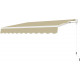 Toldo manual 295x200cm EASY tejido poliéster beige - X-METAL