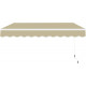 Toldo manual 350x250cm EASY tejido poliéster beige - X-METAL