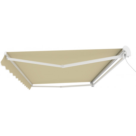 Toldo motorizado 395x300cm EASY tejido poliéster beige - X-METAL