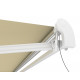 Toldo motorizado 395x300cm EASY tejido poliéster beige - X-METAL
