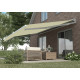 Toldo manual 295x200cm tejido poliéster beige - X-METAL