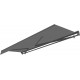 Toldo manual 395x300cm DECO tejido poliéster gris - X-METAL