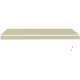 Toldo motorizado 350x250cm DECO tejido poliéster beige - X-METAL