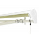 Toldo motorizado 350x250cm DECO tejido poliéster beige - X-METAL