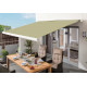 Toldo motorizado 300x250cm LUXO tejido poliéster beige - X-METAL