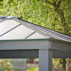 Pérgola de aluminio y policarbonato aislante 426x364cm Dallas 4300 - Palram