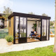 Estudio de jardín composite de aluminio y madera 10,1m² - Copenhague triple pared aislante - Canopia by Palram