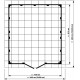 Caseta de jardín de PVC de 11,2 m² UTILITY blanca y gris azulada Grosfillex