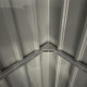 Caseta de jardín de acero galvanizado Kosto 8,64m² + kit de anclaje - X-Metal