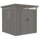 Caseta de jardín de acero galvanizado Kosto 5,29 m² + kit de anclaje - X-Metal