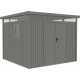 Caseta de jardín de acero galvanizado Kosto 8,64m² + kit de anclaje - X-Metal
