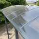 Cochera alta antracita en aluminio de 3,59x5,10m y policarbonato de 6mm