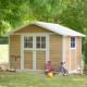 Caseta de jardín de PVC 7,5m² DECO Sherwood Grosfillex