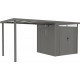 Cobertizo 275x230cm en acero galvanizado para caseta Kosto 5,29m² o 6,76m² - X-METAL