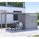 Cobertizo 275x230cm en acero galvanizado para caseta Kosto 5,29m² o 6,76m² - X-METAL