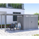 Cobertizo 275x230cm en acero galvanizado para caseta Kosto 5,29m² o 6,76m² - X-METAL