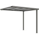 Cobertizo 275x294cm en acero galvanizado para marquesina Kosto 8,64m² - X-METAL