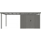 Cobertizo 275x294cm en acero galvanizado para marquesina Kosto 8,64m² - X-METAL