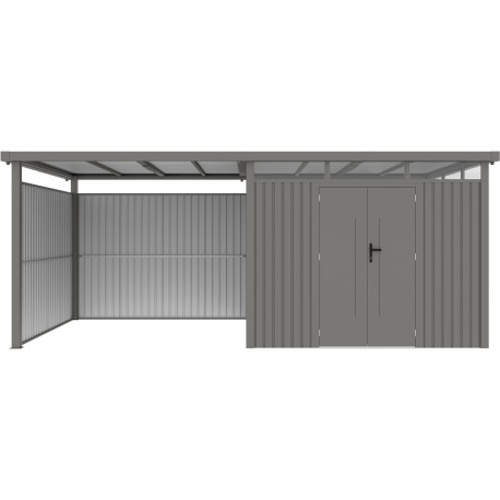 Paredes adicionales en acero galvanizado de 0,4 mm para cobertizos Kosto D.275cm - X-METAL