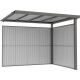 Paredes adicionales en acero galvanizado de 0,4 mm para cobertizos Kosto D.275cm - X-METAL