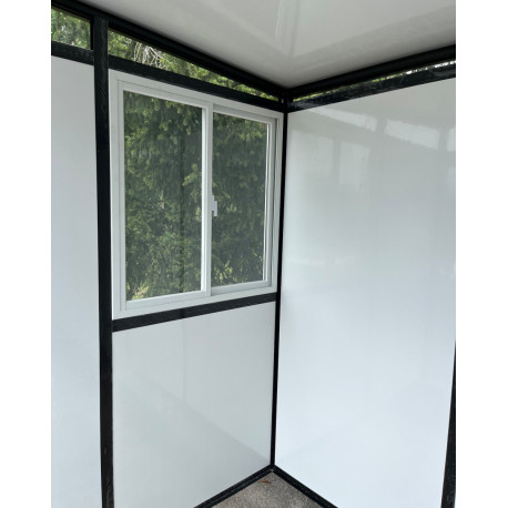 Ventana corredera de apertura negra - Everbox