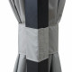 Cenador de jardín Stoj 336x402cm de acero con recubrimiento en polvo negro y poliéster - Sunjoy
