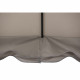 Cenador de jardín Stoj 336x402cm de acero con recubrimiento en polvo negro y poliéster - Sunjoy
