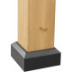 Cenador de jardín Pirin 336x336cm en madera maciza, acero y policarbonato - Sunjoy