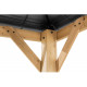 Cenador de jardín Pirin 336x336cm en madera maciza, acero y policarbonato - Sunjoy