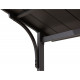 Cenador para barbacoa Aspe 244x152cm en acero termolacado negro - Sunjoy