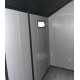 Caseta de jardín de resina cepillada DOCKER 4,1m² claraboya + piso - Jobu