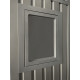 Caseta de jardín en acero galvanizado Kosto gris oscuro 6,76m² + kit de anclaje - X-Métal