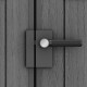 Caseta de jardin con aspecto madera gris 2,3m² Darwin 46 + piso - Keter