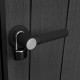 Caseta de jardín de resina - gris 6m² Cortina 97 - suelo - Keter