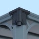 Pérgola de aluminio y policarbonato 309x309cm Milano ™ 3000 - Palram