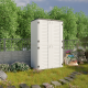 Armario de jardín SunLife en Polietileno de Alta Densidad beige 40mm - H.202cm - Jôbu