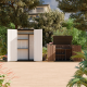 Armario de jardín SunLife en Polietileno de Alta Densidad beige 40mm - H.202cm - Jôbu