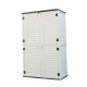 Armario de jardín SunLife en Polietileno de Alta Densidad beige 40mm - H.202cm - Jôbu