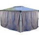 Pérgola de aluminio y policarbonato 430x295,5cm Martinique 4300 Canopia de Palram